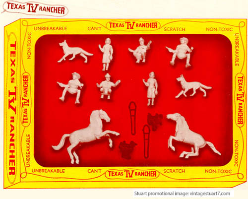 large tv rancher set